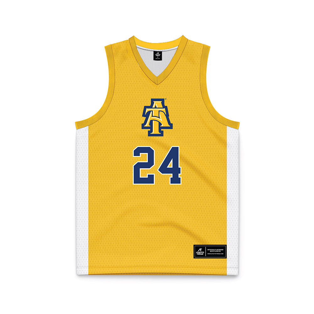 North Carolina A&T - NCAA Women's Basketball : Maleia Bracone - Basketball Jersey-0
