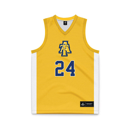 North Carolina A&T - NCAA Women's Basketball : Maleia Bracone - Basketball Jersey-0