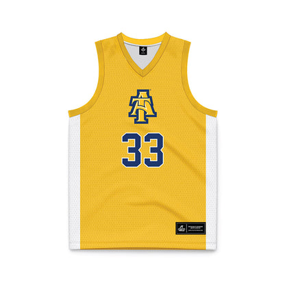 North Carolina A&T - NCAA Women's Basketball : Chaniya Clark - Basketball Jersey-0