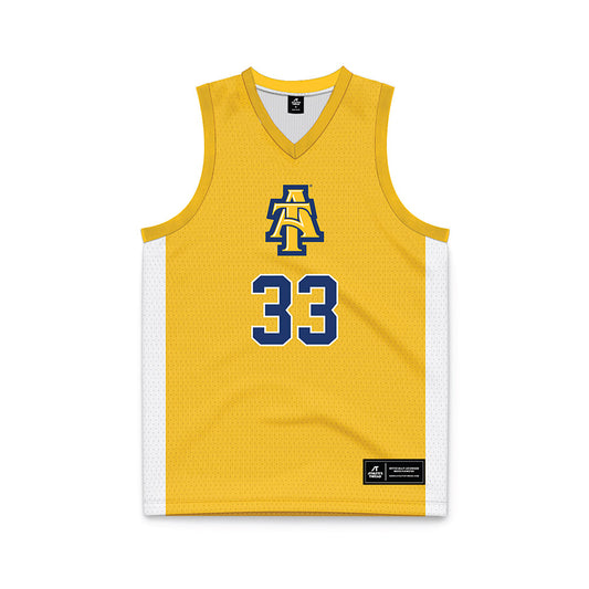 North Carolina A&T - NCAA Women's Basketball : Chaniya Clark - Basketball Jersey-0