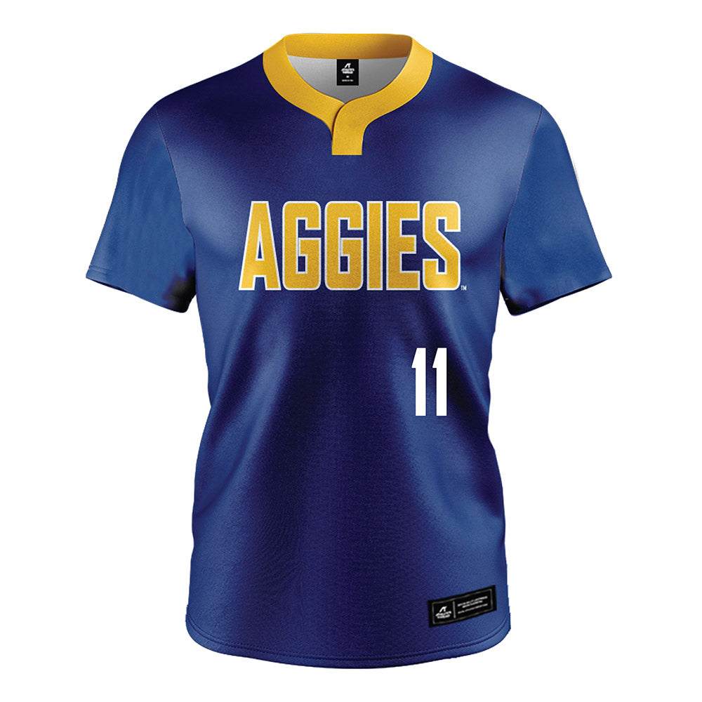 North Carolina A&T - NCAA Softball : Roshell Williams - Jersey-0