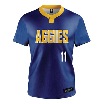 North Carolina A&T - NCAA Softball : Roshell Williams - Jersey-0
