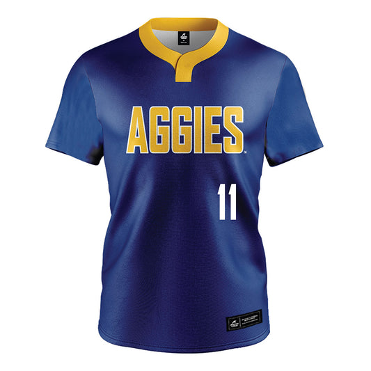 North Carolina A&T - NCAA Softball : Roshell Williams - Jersey-0