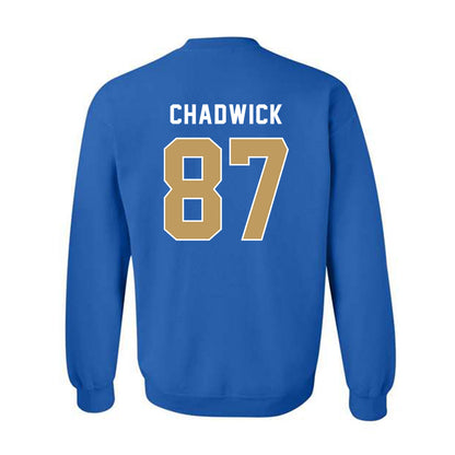 Husson - NCAA Football : Colby Chadwick - Classic Shersey Crewneck Sweatshirt-1