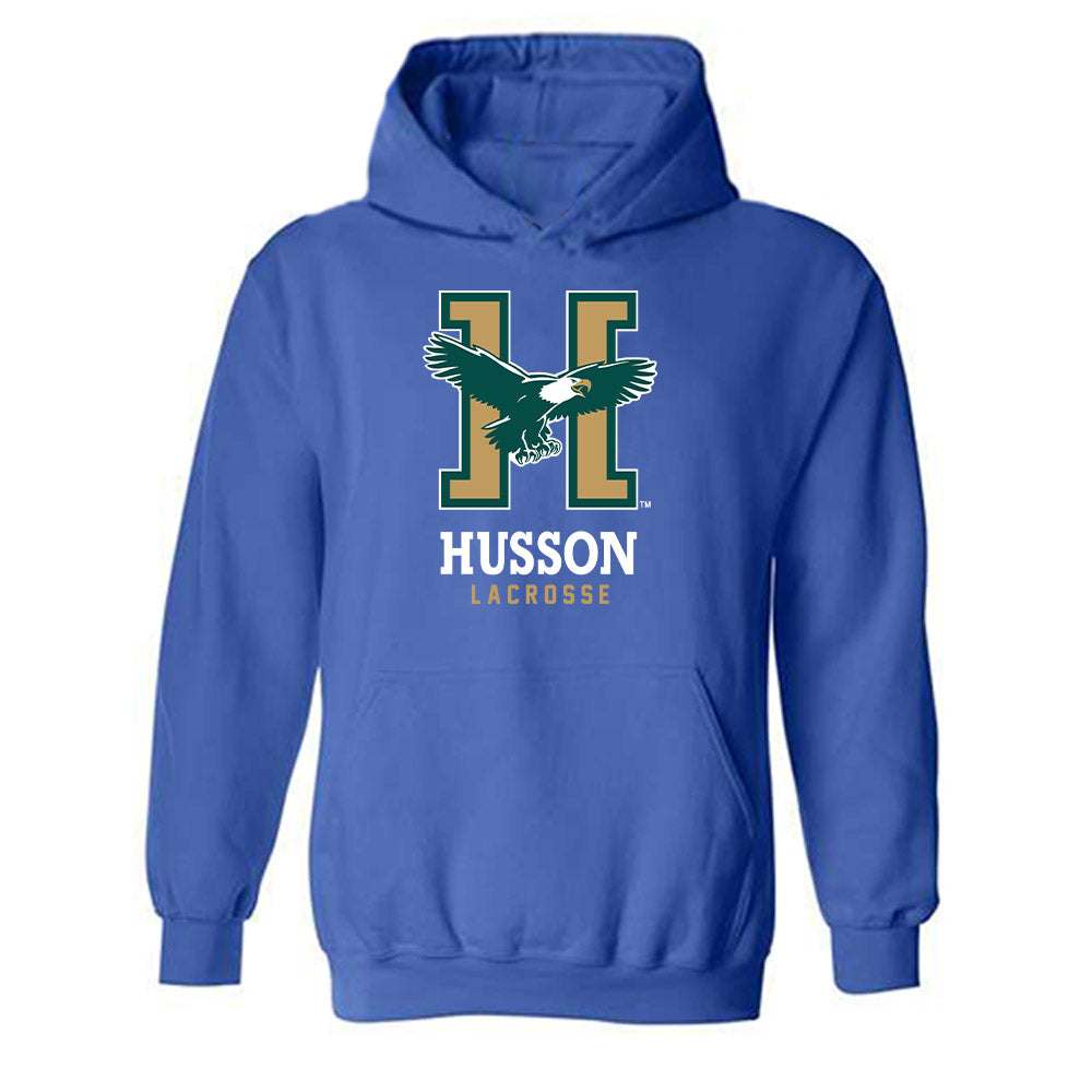 Husson - NCAA Men's Lacrosse : Jack Kaszubinski - Classic Shersey Hooded Sweatshirt-0