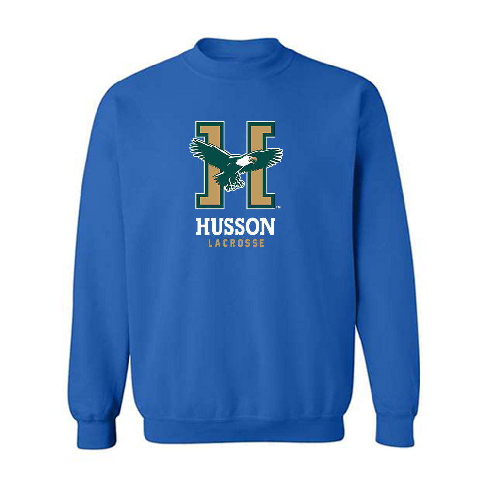 Husson - NCAA Men's Lacrosse : Jack Kaszubinski - Classic Shersey Crewneck Sweatshirt-0