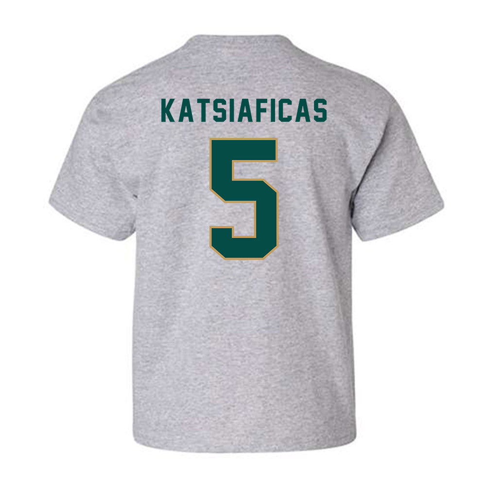 Husson - NCAA Men's Basketball : Charlie Katsiaficas - Classic Shersey Youth T-Shirt-1