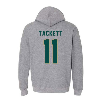 Husson - NCAA Men's Basketball : Bryce Tackett - Hooded Sweatshirt-1