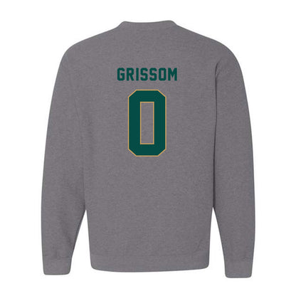 Husson - NCAA Men's Basketball : Jeremiah Grissom - Crewneck Sweatshirt-1