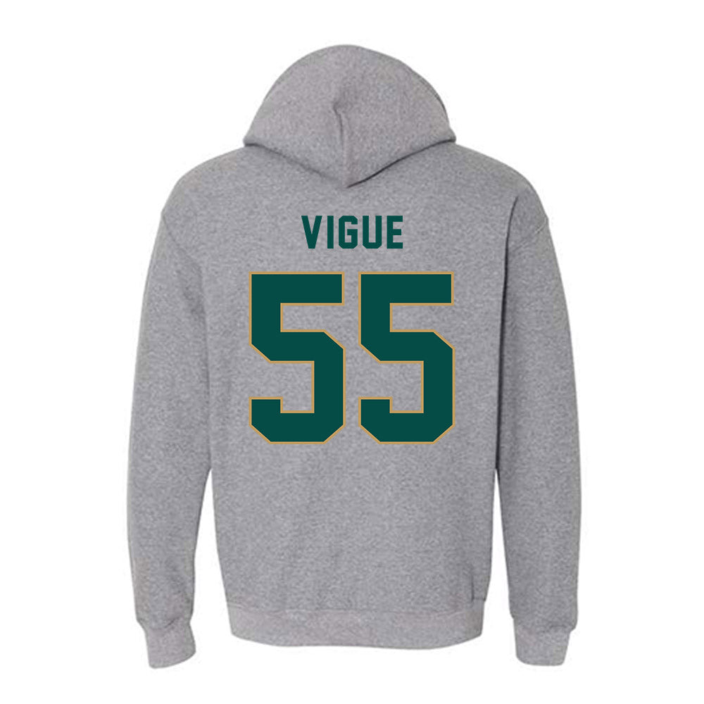 Husson - NCAA Football : brody vigue - Hooded Sweatshirt-1