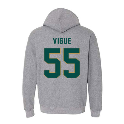 Husson - NCAA Football : brody vigue - Hooded Sweatshirt-1
