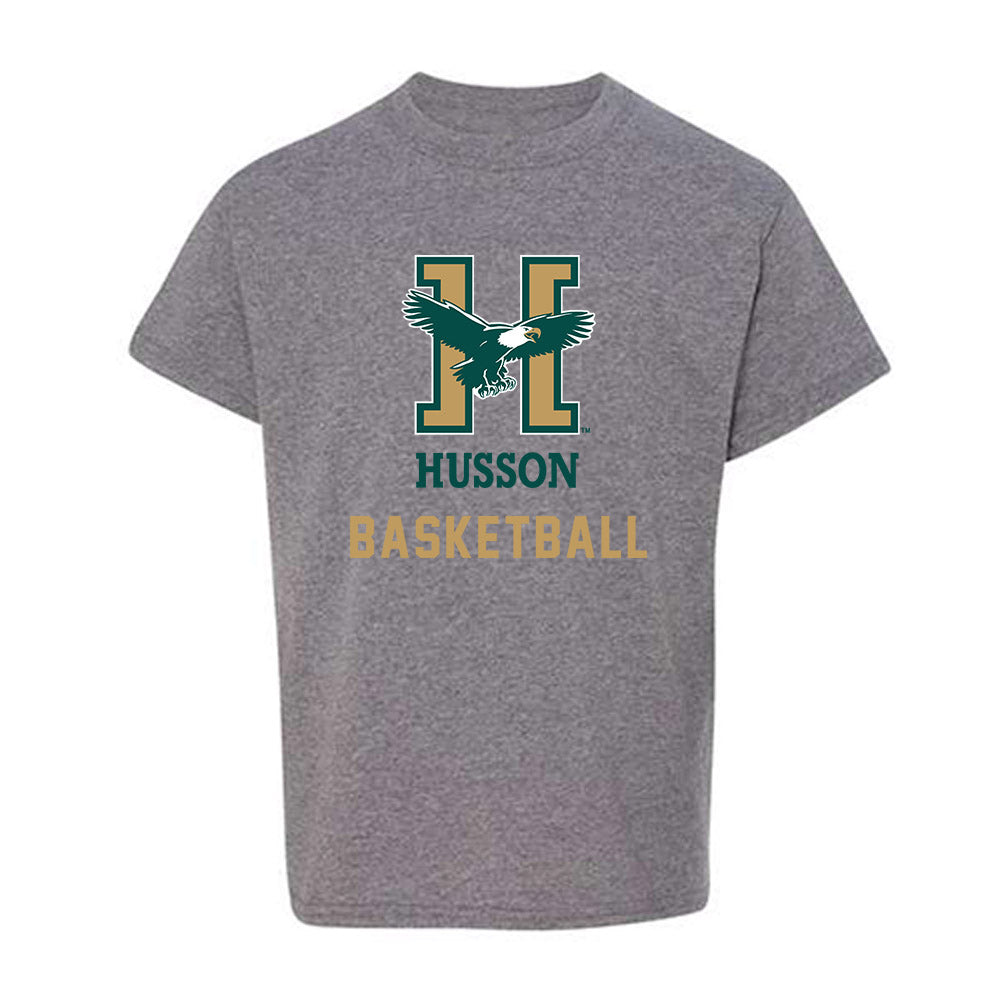 Husson - NCAA Men's Basketball : Bryce Tackett - Youth T-Shirt-0