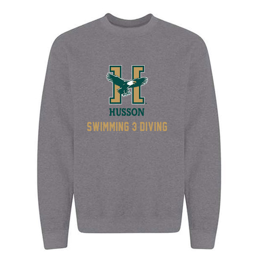 Husson - NCAA Women's Swimming & Diving : Gabrielle Hoffmann - Crewneck Sweatshirt-0