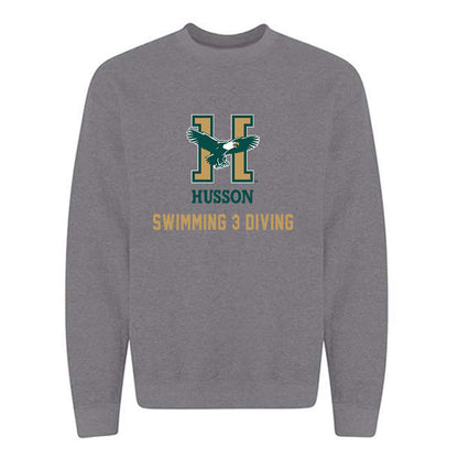 Husson - NCAA Women's Swimming & Diving : Logan Williams - Crewneck Sweatshirt-0