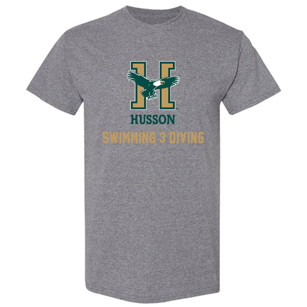 Husson - NCAA Women's Swimming & Diving : Logan Williams - T-Shirt-0