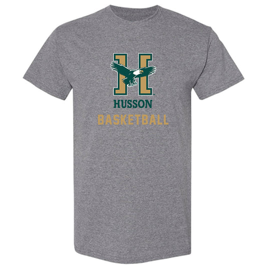 Husson - NCAA Men's Basketball : Bryce Tackett - T-Shirt-0