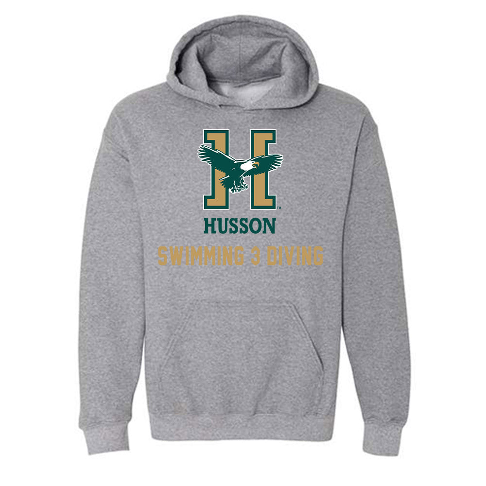 Husson - NCAA Women's Swimming & Diving : Gabrielle Hoffmann - Hooded Sweatshirt-0