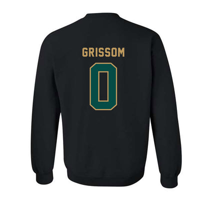 Husson - NCAA Men's Basketball : Jeremiah Grissom - Crewneck Sweatshirt-1