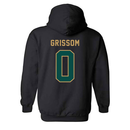 Husson - NCAA Men's Basketball : Jeremiah Grissom - Hooded Sweatshirt-1