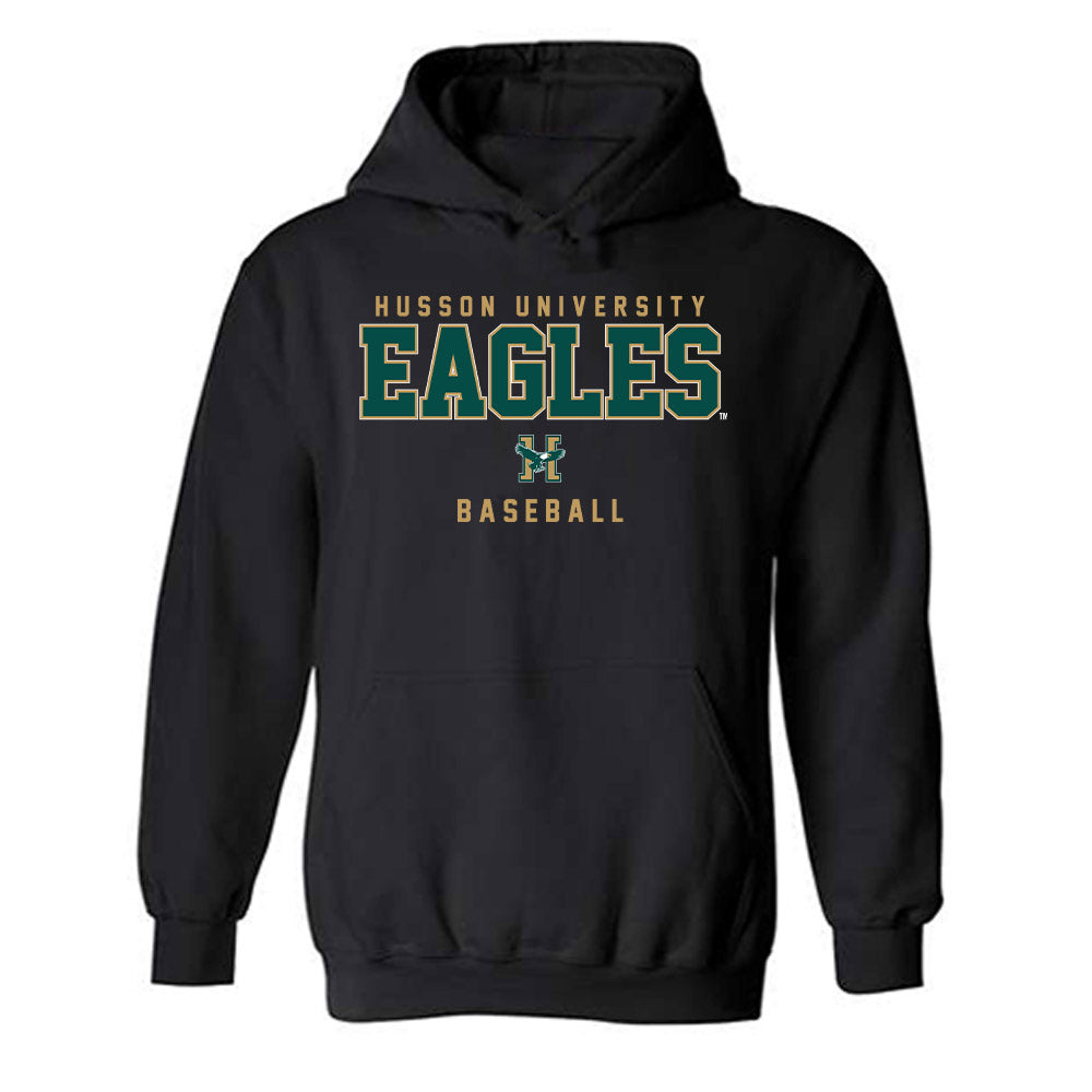 Husson - NCAA Baseball : Noah Hurd - Hooded Sweatshirt-0