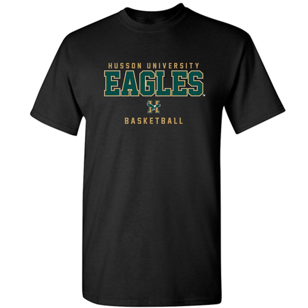 Husson - NCAA Men's Basketball : Jeremiah Grissom - T-Shirt-0
