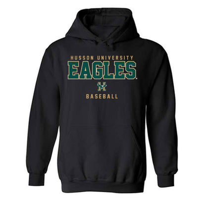 Husson - NCAA Baseball : Hunter Foard - Hooded Sweatshirt-0