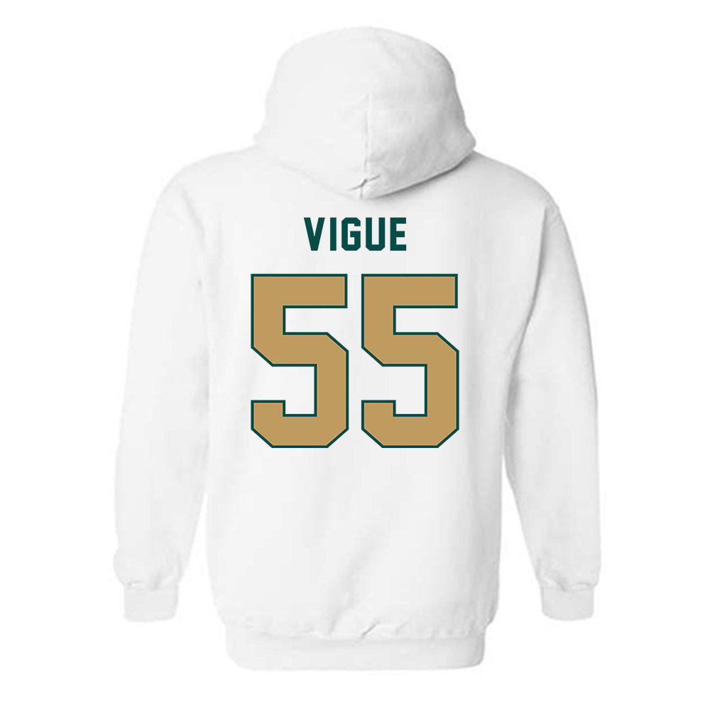 Husson - NCAA Football : brody vigue - Hooded Sweatshirt-1