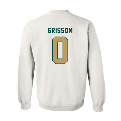 Husson - NCAA Men's Basketball : Jeremiah Grissom - Crewneck Sweatshirt-1