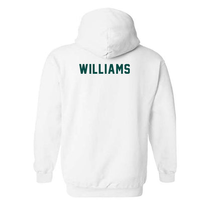 Husson - NCAA Women's Swimming & Diving : Logan Williams - Hooded Sweatshirt-1