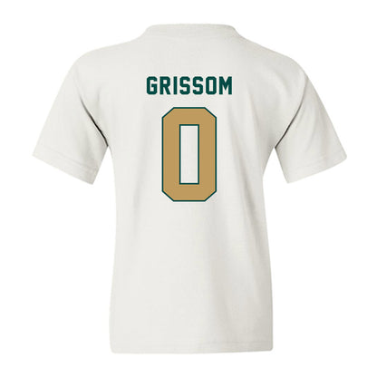 Husson - NCAA Men's Basketball : Jeremiah Grissom - Youth T-Shirt-1