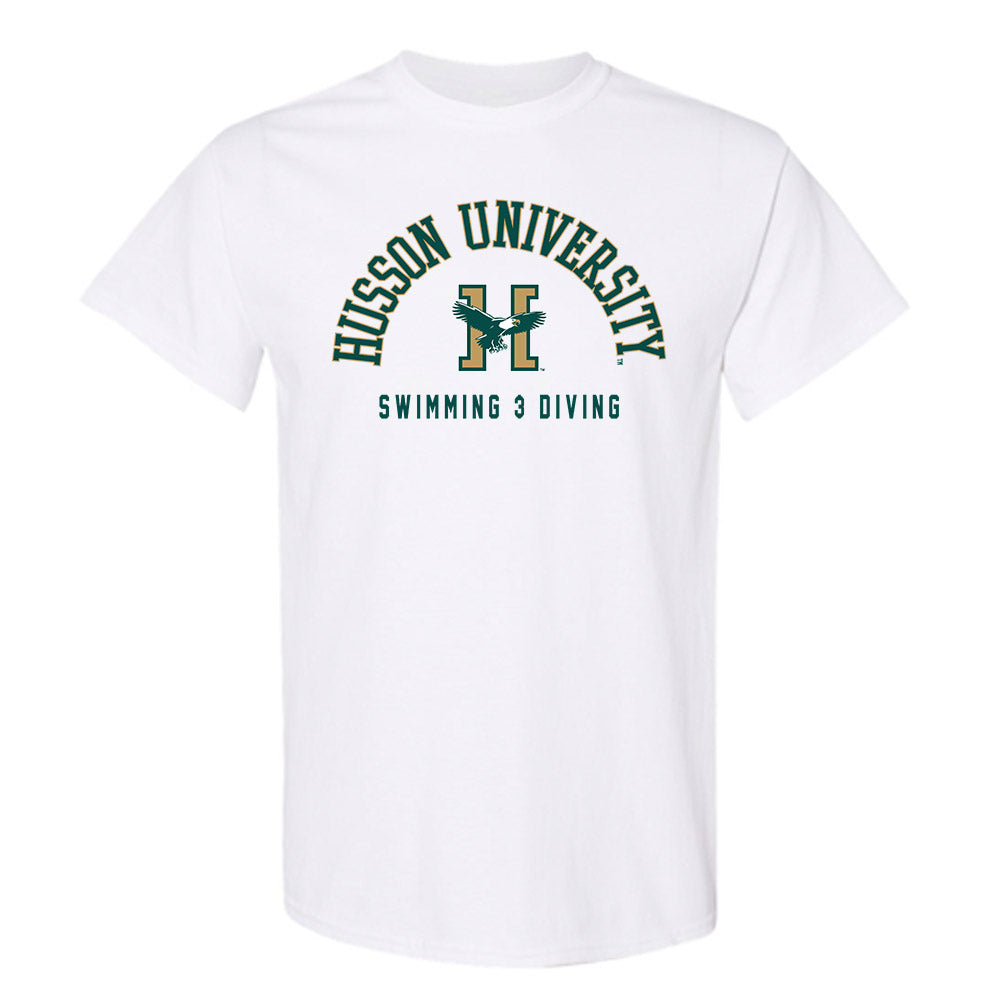 Husson - NCAA Women's Swimming & Diving : Logan Williams - T-Shirt-0