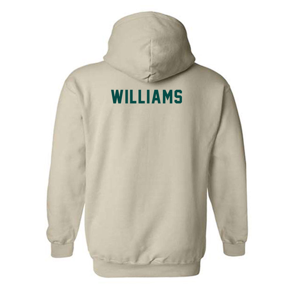 Husson - NCAA Women's Swimming & Diving : Logan Williams - Hooded Sweatshirt-1