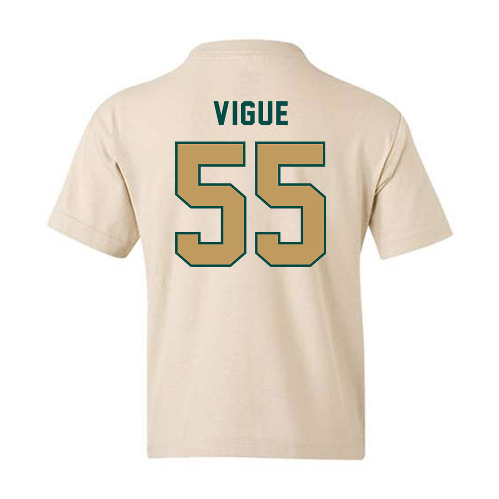 Husson - NCAA Football : brody vigue - Youth T-Shirt-1