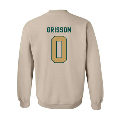 Husson - NCAA Men's Basketball : Jeremiah Grissom - Crewneck Sweatshirt-1