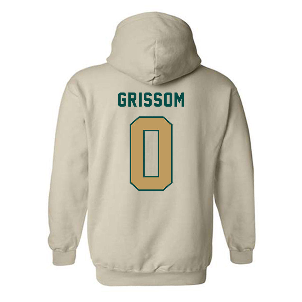 Husson - NCAA Men's Basketball : Jeremiah Grissom - Hooded Sweatshirt-1