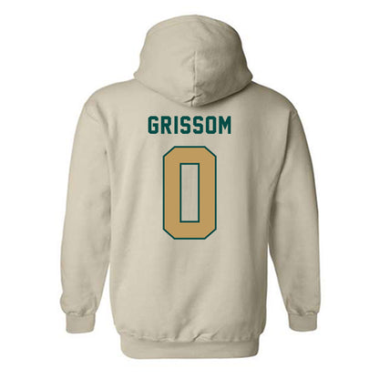 Husson - NCAA Men's Basketball : Jeremiah Grissom - Hooded Sweatshirt-1