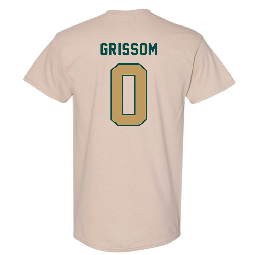 Husson - NCAA Men's Basketball : Jeremiah Grissom - T-Shirt-1