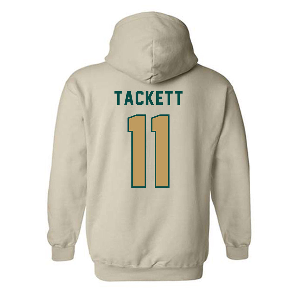 Husson - NCAA Men's Basketball : Bryce Tackett - Hooded Sweatshirt-1