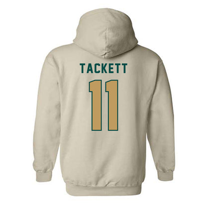 Husson - NCAA Men's Basketball : Bryce Tackett - Hooded Sweatshirt-1