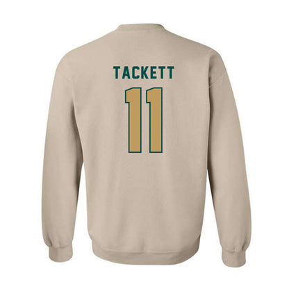 Husson - NCAA Men's Basketball : Bryce Tackett - Crewneck Sweatshirt-1