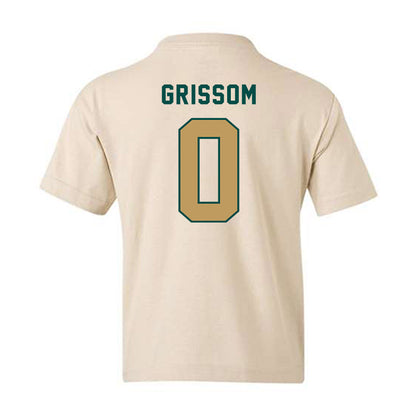 Husson - NCAA Men's Basketball : Jeremiah Grissom - Youth T-Shirt-1