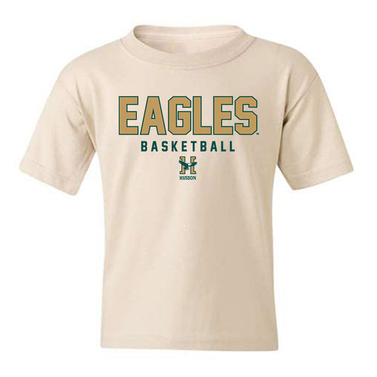 Husson - NCAA Men's Basketball : Bryce Tackett - Youth T-Shirt-0