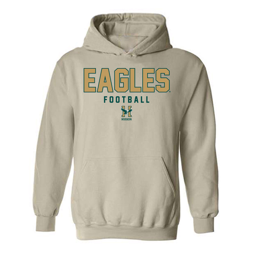 Husson - NCAA Football : Blaine Bostic - Hooded Sweatshirt-0