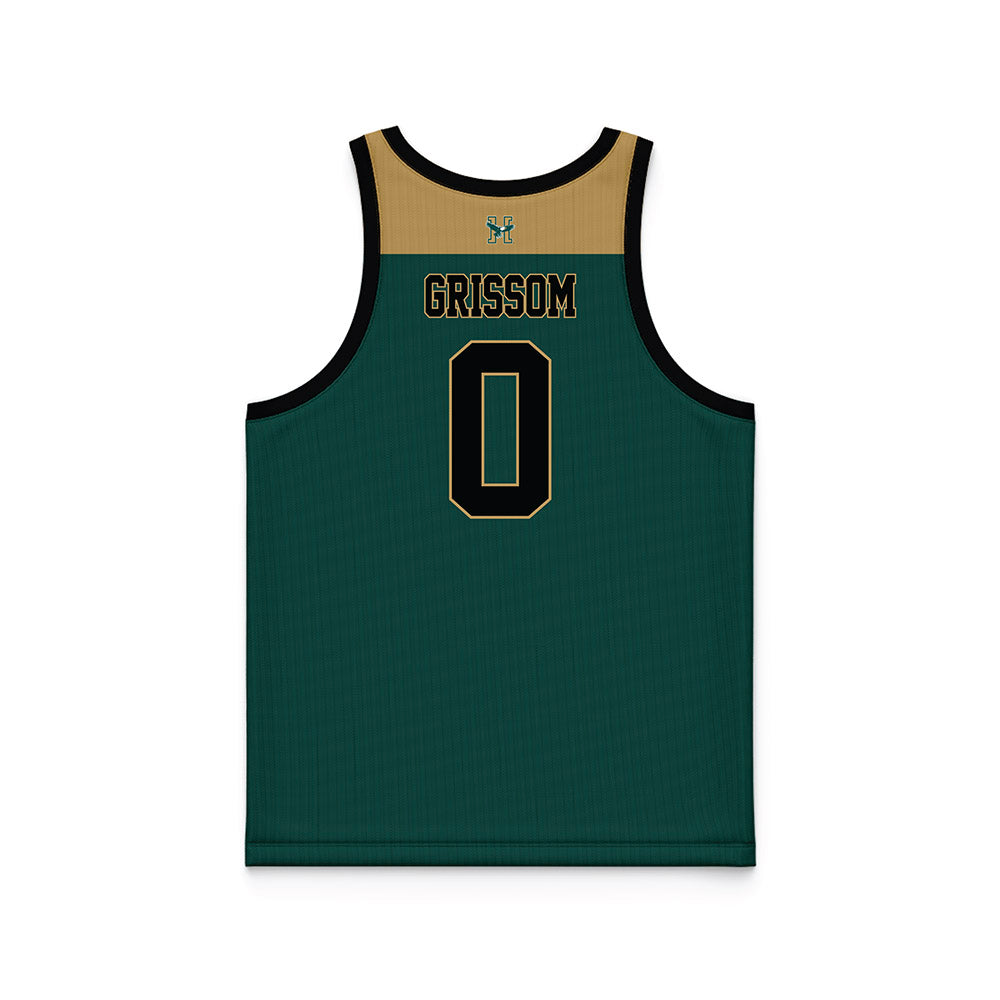 Husson - NCAA Men's Basketball : Jeremiah Grissom - Basketball Jersey-1