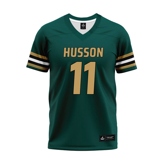 Husson - NCAA Men's Basketball : Bryce Tackett - Premium Football Jersey-0