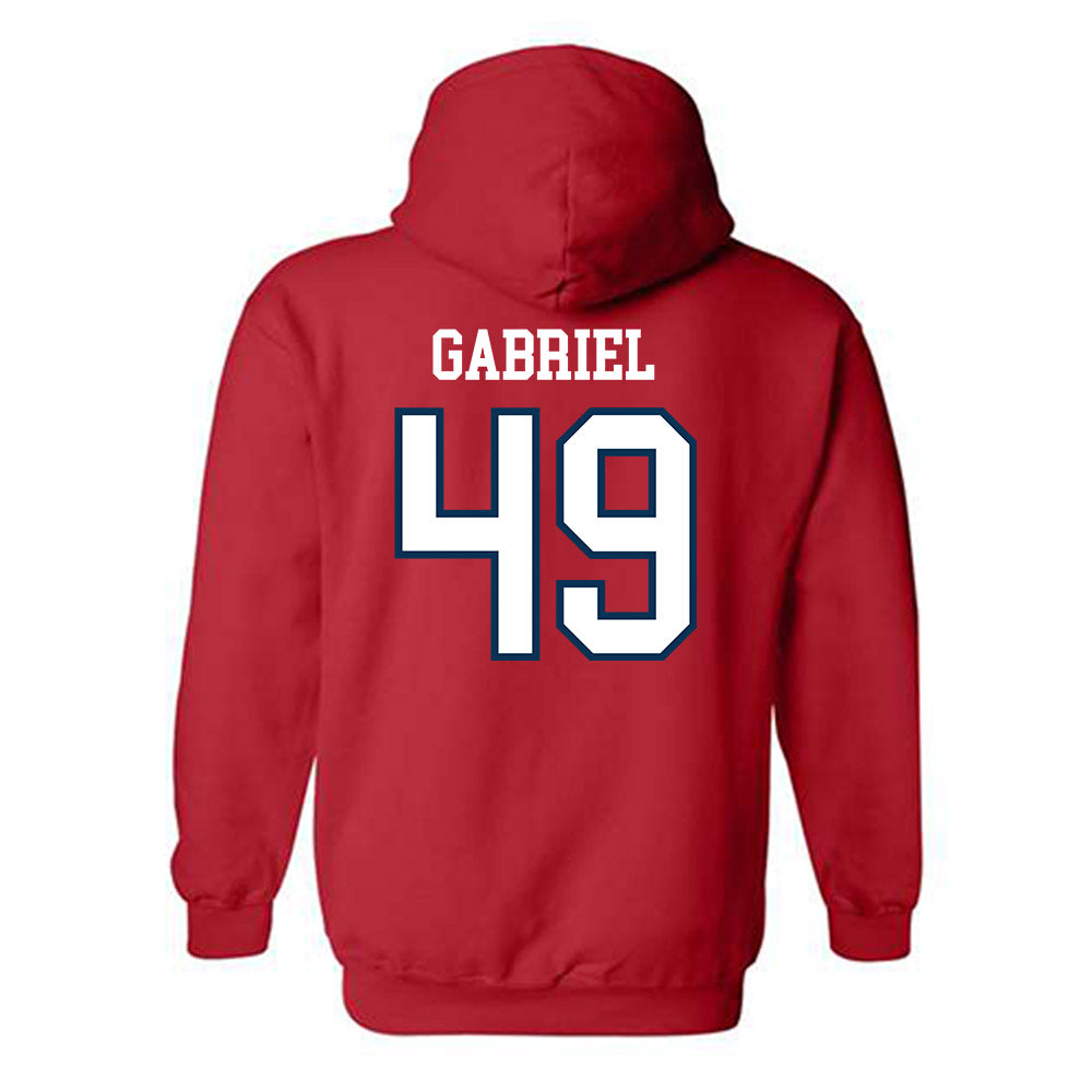 Saginaw Valley - NCAA Football : George Gabriel - Hooded Sweatshirt-1