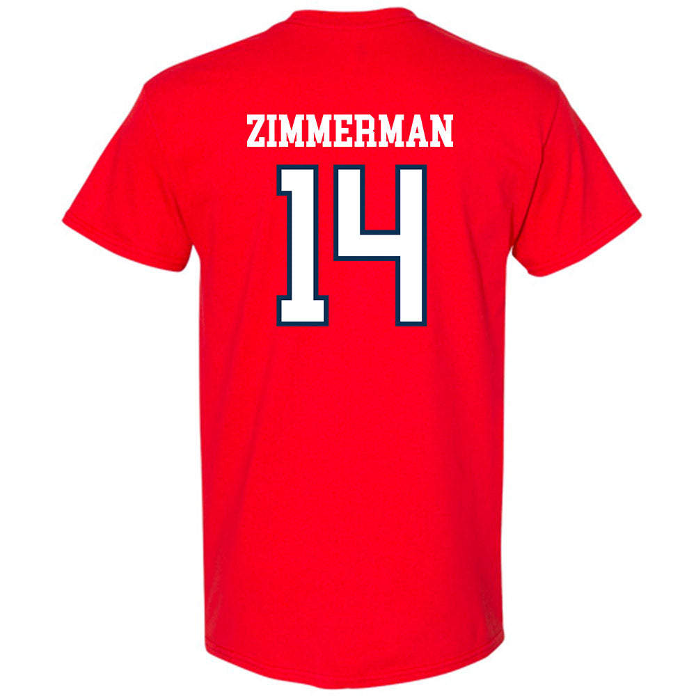 Saginaw Valley - NCAA Men's Soccer : Liam Zimmerman - T-Shirt-1