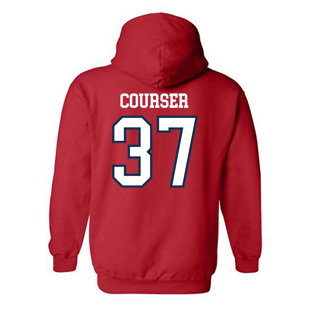Saginaw Valley - NCAA Football : Brayden Courser - Hooded Sweatshirt-1