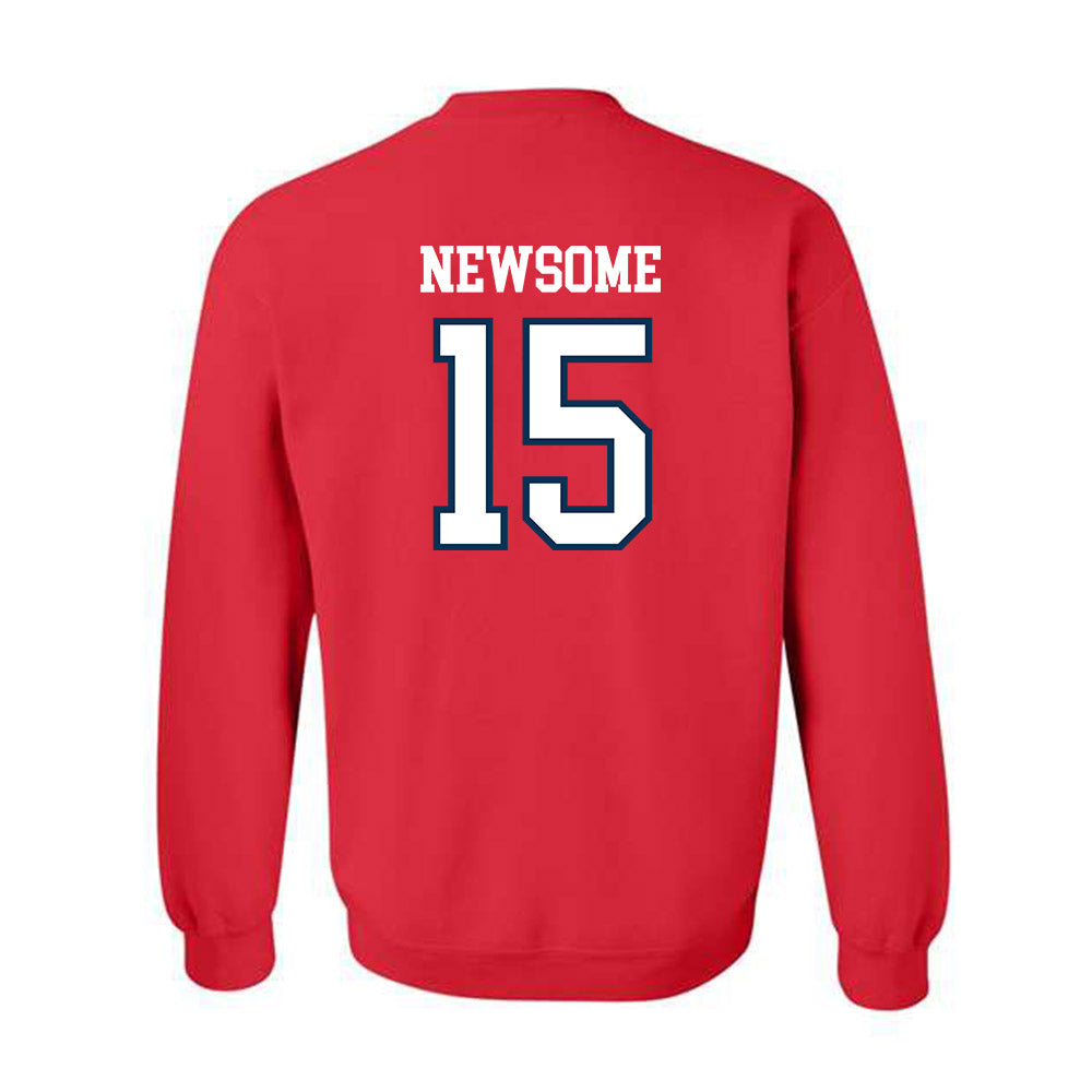Saginaw Valley - NCAA Men's Basketball : Niko Newsome - Crewneck Sweatshirt-1