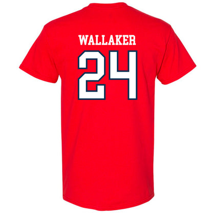 Saginaw Valley - NCAA Men's Basketball : cade wallaker - T-Shirt-1